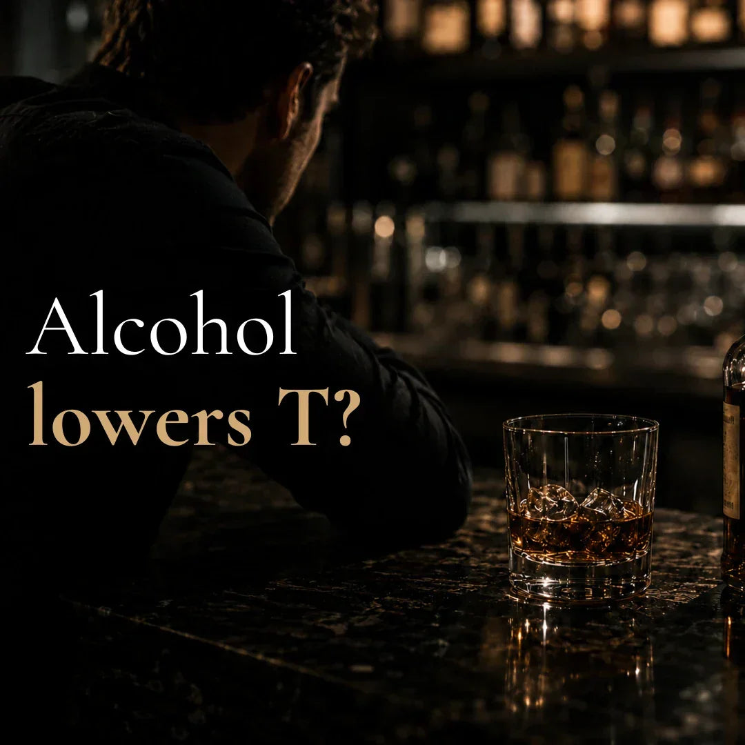 does alcohol lower testosterone