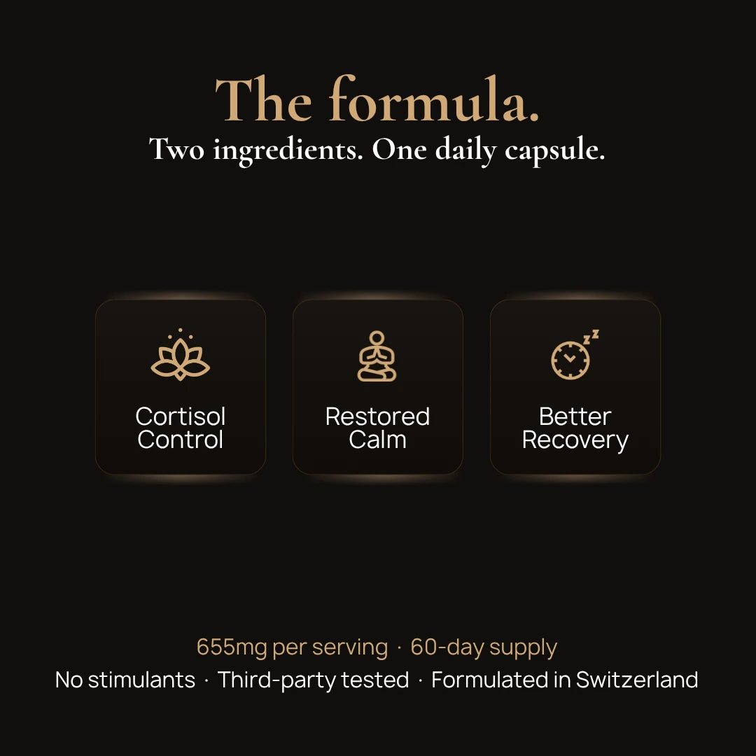 BlackAshwagandha Two Ingredients One Daily Capsule