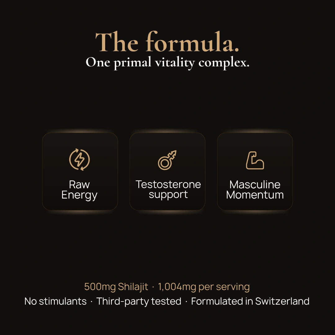 BlackShilajit Primal Vitality Complex Benefits
