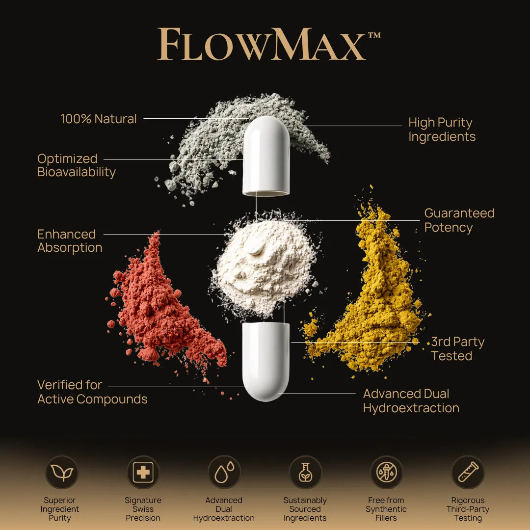 FlowMax Capsule Ingredient Purity Bioavailability