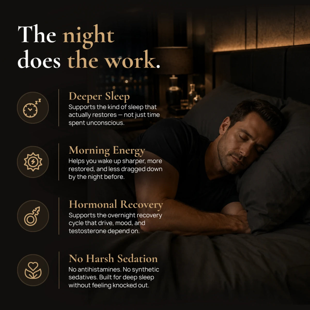 NightEdge The Night Does The Work Deeper Sleep Morning Energy