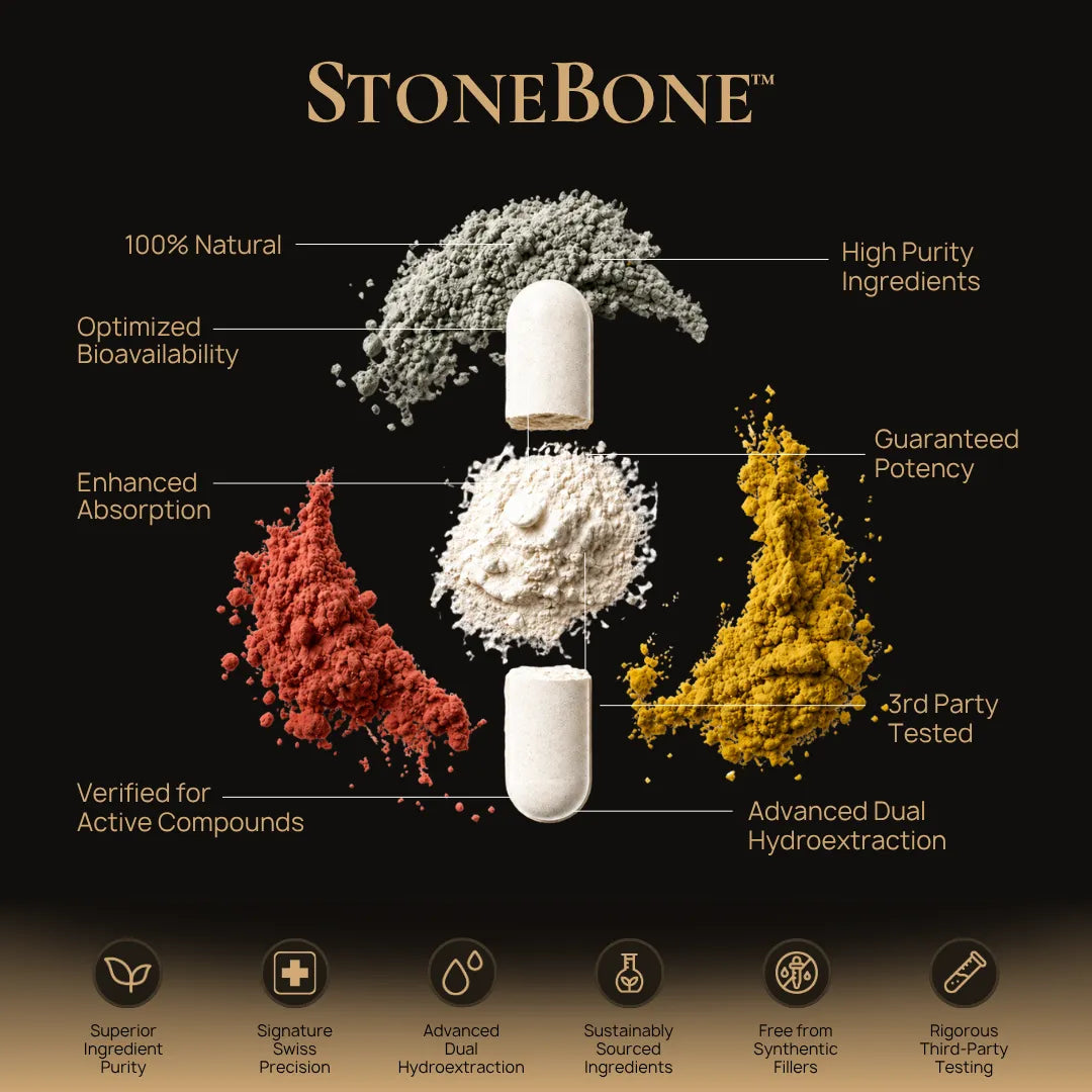 StoneBone tablet and high-purity ingredients
